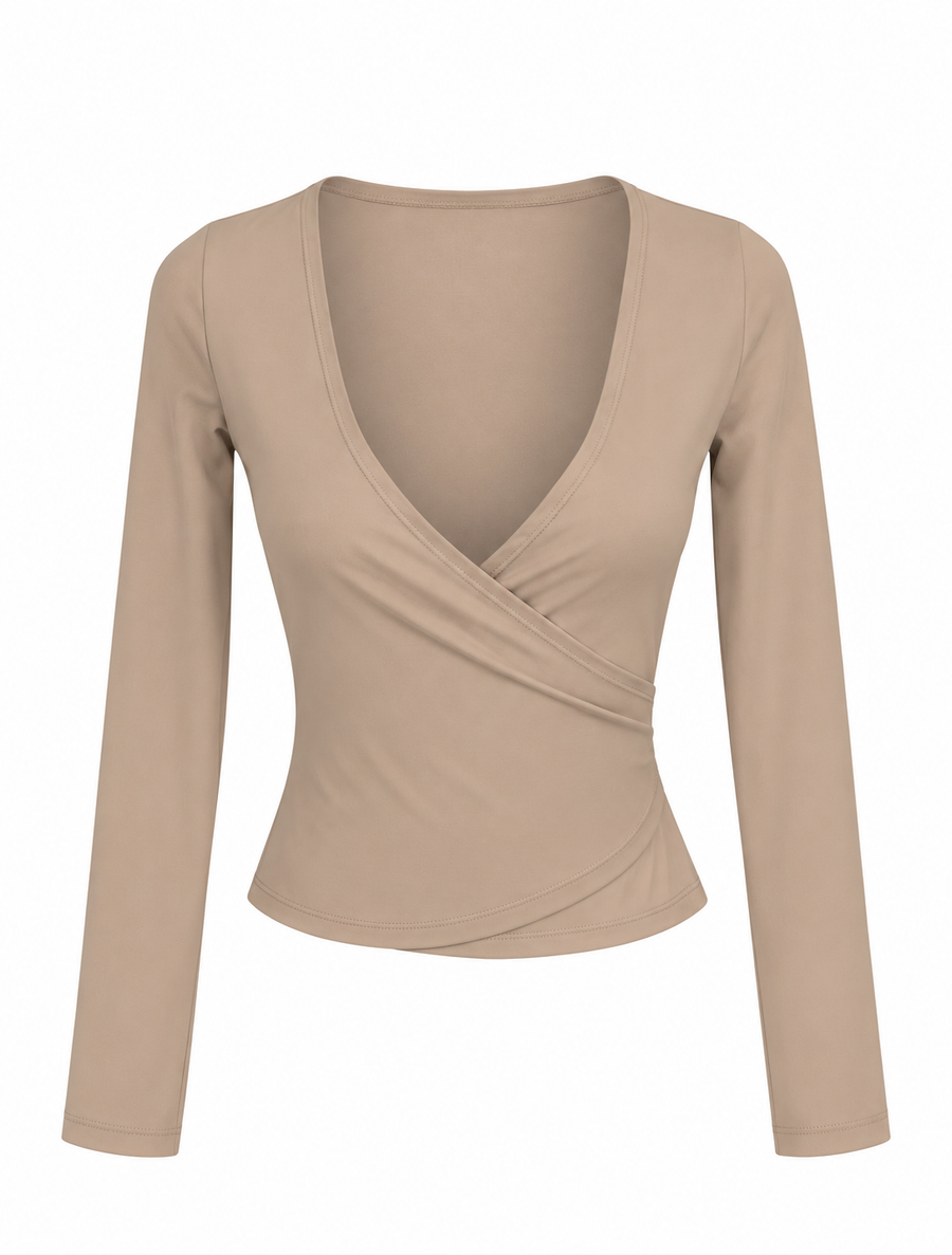 Contour Tie Long Sleeve Top