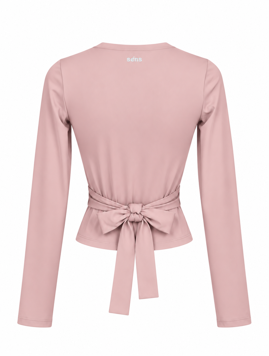 Contour Tie Long Sleeve Top