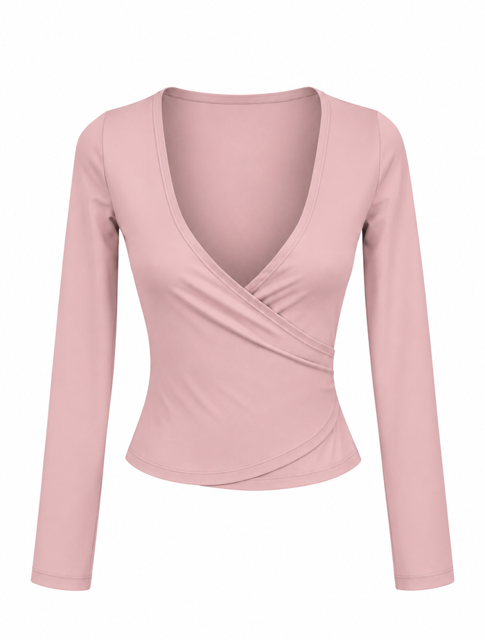 Contour Tie Long Sleeve Top