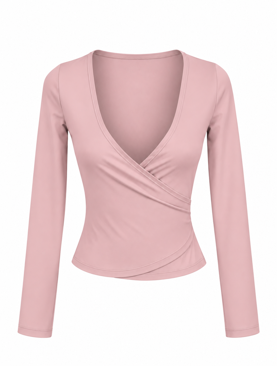 Contour Tie Long Sleeve Top